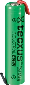 Tecxus Accu Z-Lötfahne Micro AAA NiMH 800mAh