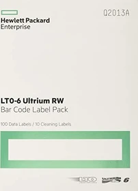 HP Ultrium RW Bar Code Label Pack LTO-6