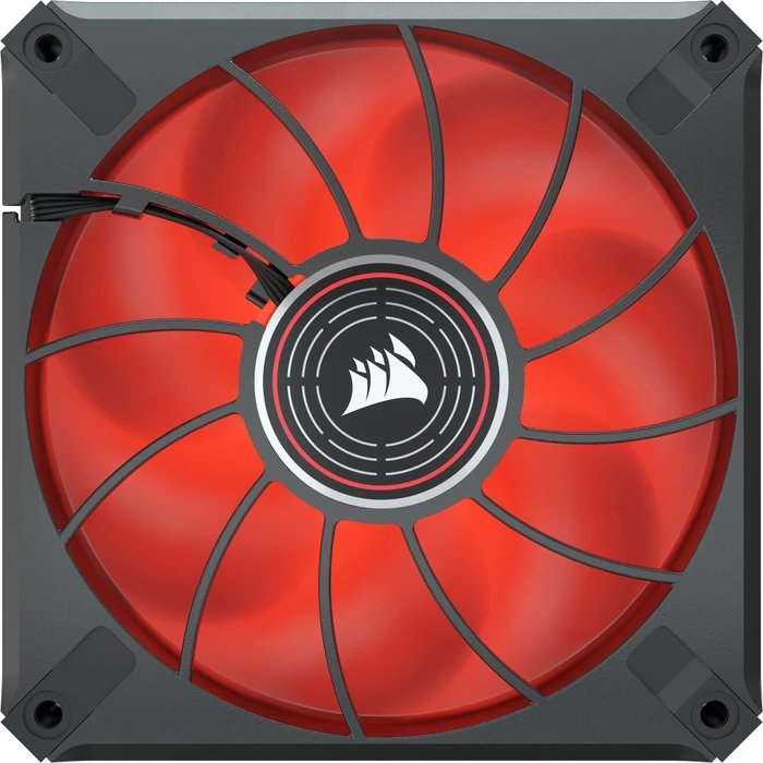 Corsair ML Series ML120 LED Elite Red, schwarz, 120mm