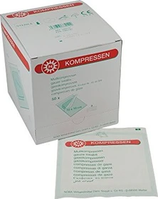 Nobamed Mullkompressen 8-fach, 10 x 10cm, 100 Stück (50x 2 Stück)