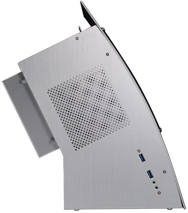 Lian Li PC-Q30A silber, Acrylfenster, Mini-ITX