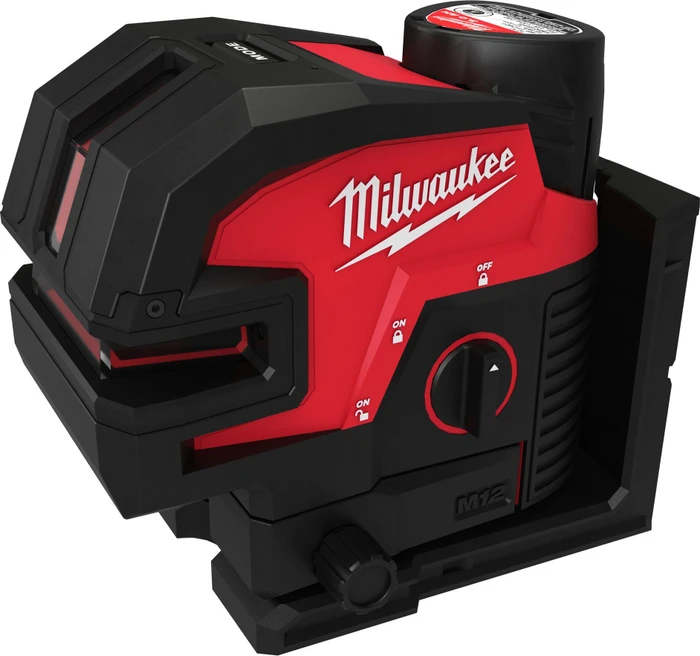 Milwaukee M12 CLL4P-301C Akku-Kreuzlaser inkl. Koffer + Akku 3.0Ah