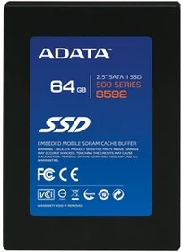 ADATA S592 64GB, 2.5" / SATA 3Gb/s