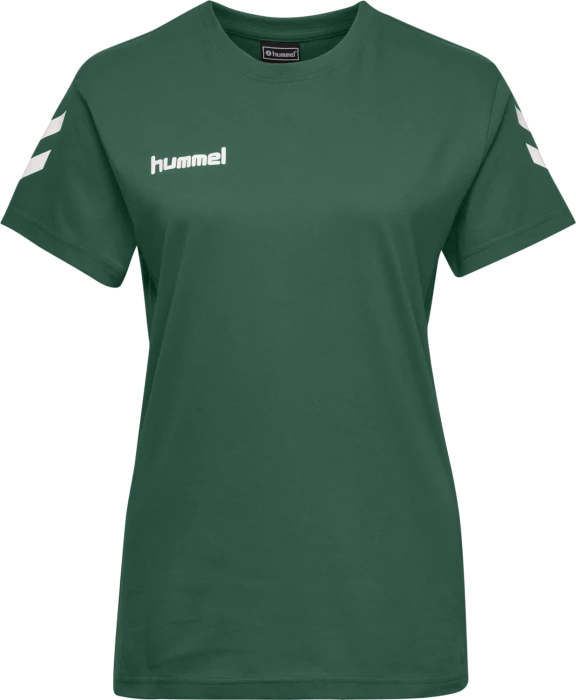hummel GO Cotton T-Shirt kurzarm evergreen