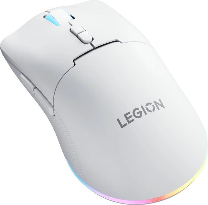 Lenovo Legion M220 Wireless RGB Gaming Mouse, Glacier White, USB/Bluetooth