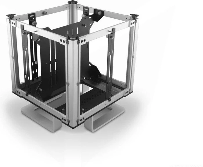 Streacom DB4 Fanless Bi-Symmetrical, silber, Mini-ITX