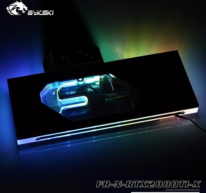 Bykski NVIDIA RTX 2080/2080Ti Founders Edition mit Backplate, schwarz