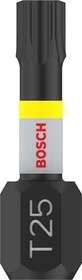 Bosch Professional Impact Torx Bit 1/4", T25x25mm, 2 Stück