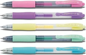 Pilot G2-7 Medium Tintenroller (Mine) sortiert, 5er-Set