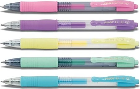 Pilot G2-7 Medium Tintenroller (Mine) sortiert, 5er-Set