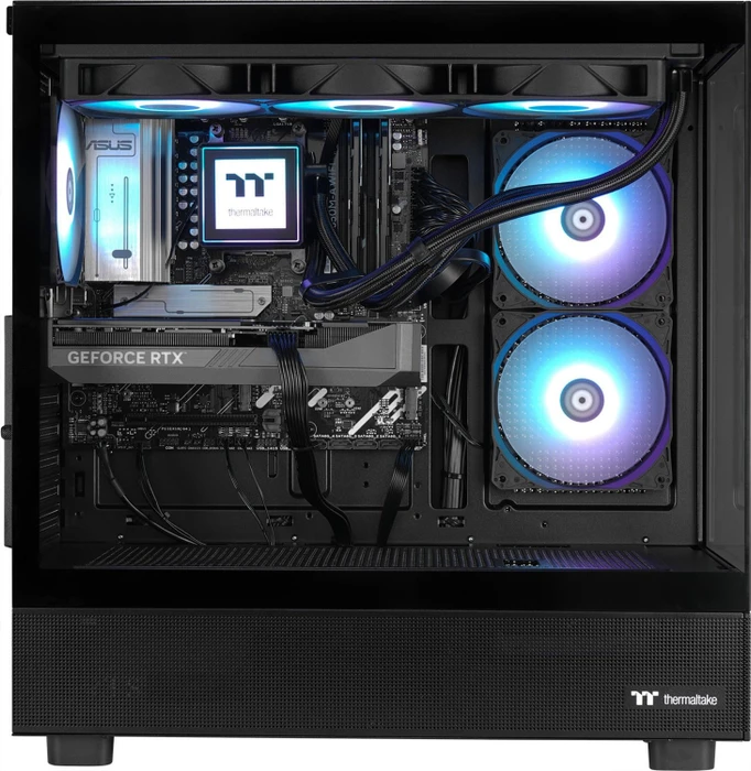 Thermaltake FTW V270, Black, Ryzen 7 9700X, 32GB RAM, 1TB SSD, GeForce RTX 5070