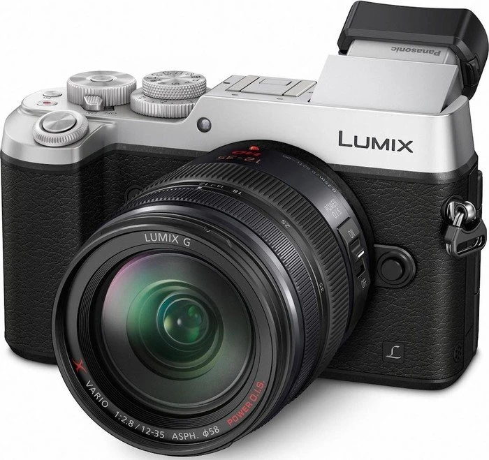 Panasonic Lumix DMC-GX8 silber mit Objektiv Lumix G X Vario 12-35mm 2.8 ASPH OIS