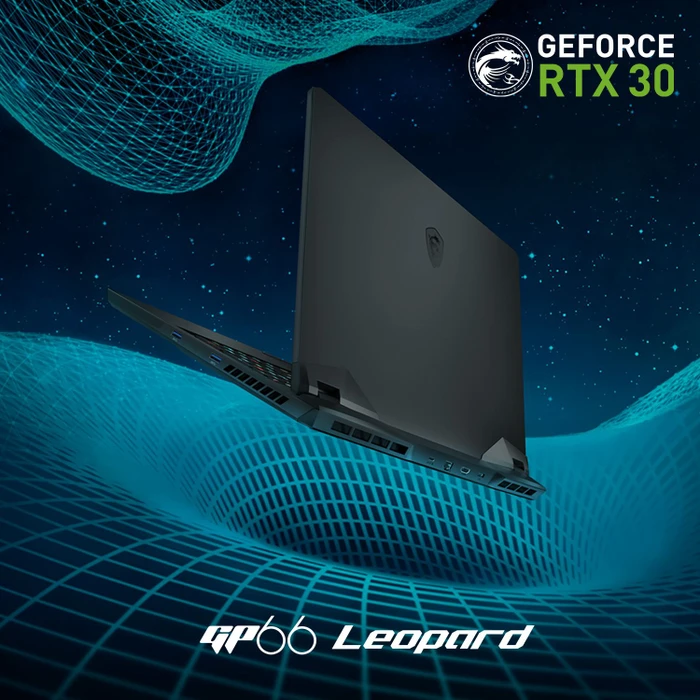 MSI GP66 Leopard 10UG-410, Core Black, Core i7-10750H, 16GB RAM, 512GB SSD, GeForce RTX 3070, DE