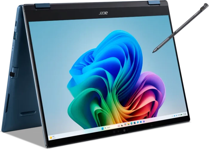 Acer Swift Spin 14 AI SFSP14-Q51T-X0AS, Cobalt Blue, Snapdragon X2 Elite - X2E-78-100, 16GB RAM, 512GB SSD, DE
