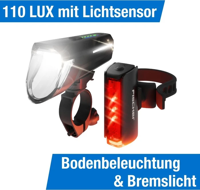 Fischer Twin Stop 110 Lux + RBS Beleuchtungsset