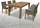 Garden Pleasure Pala Gartenmöbel-Set braun, 7-tlg. (985176-6)