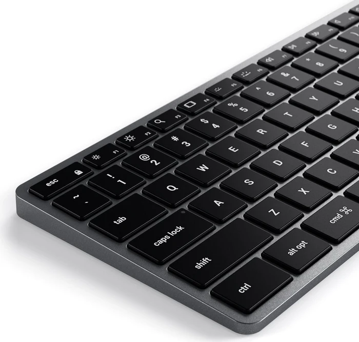 Satechi Slim X3 Backlit Keyboard, schwarz/grau, Bluetooth, US