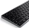 Satechi Slim X3 Backlit Keyboard, schwarz/grau, Bluetooth, US Vorschaubild