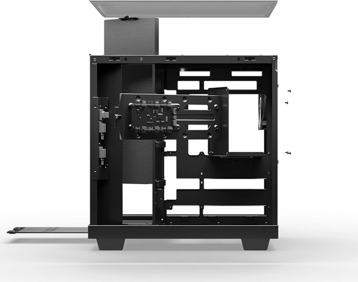 be quiet! Light Base 500 LX Black, schwarz, Glasfenster
