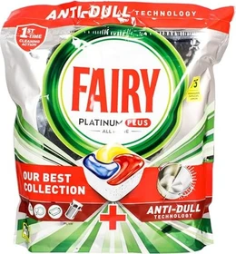 Fairy Platinum All-In-One Lemon Geschirrspültabs, 75 Stück