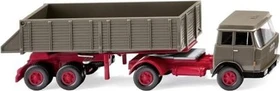 Wiking Hinterkippersattelzug Hanomag Henschel beigegrau