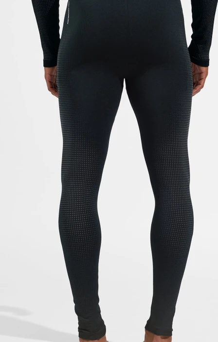 Odlo Performance Warm Eco Base Layer Hose lang black/new odlo graphite grey (Herren)