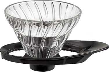 Hario V60 Immersion Glas Dripper 01 Kaffeebereiter schwarz