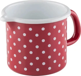 Riess Country Schnabeltopf 10cm 750ml pünktchenrot