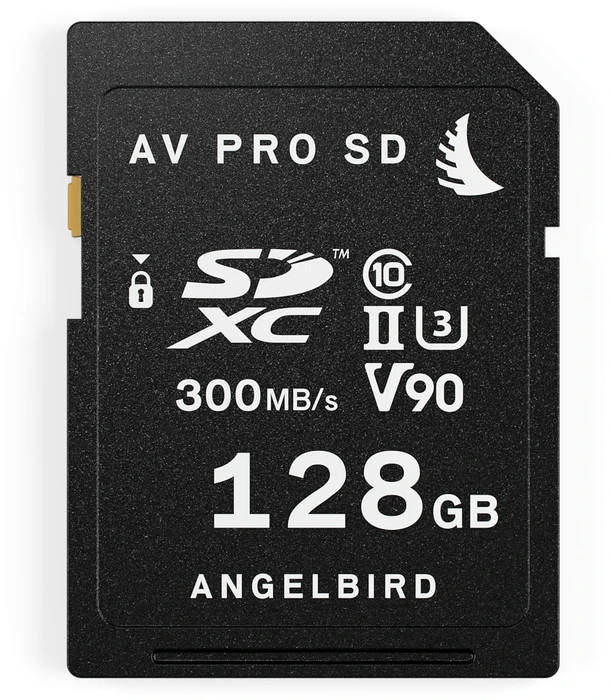 Angelbird AV PRO SD V90 R300/W260 128GB, UHS-II U3, Class 10