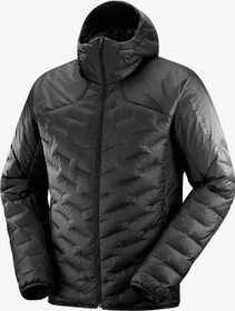 Salomon Outline Down Hoodie Funktionsjacke deep black (Herren)