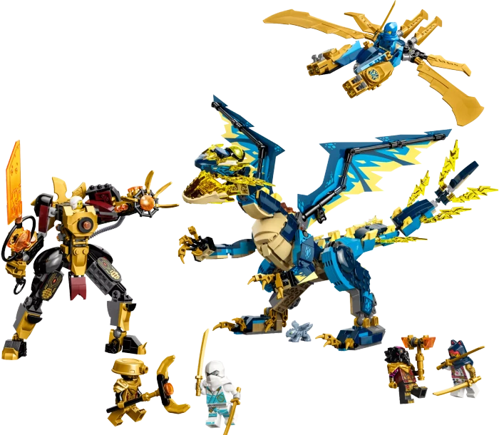 LEGO Ninjago - Kaiserliches Mech-Duell gegen den Elementardrachen