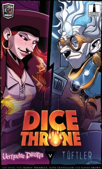 Dice Throne Tüftler vs. Verfluchte Piratin