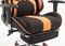 CLP Racing Limit Stoff Gamingstuhl mit Fußstütze, schwarz/orange Vorschaubild