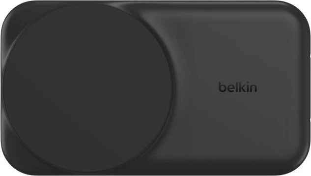 Belkin UltraCharge faltbare magnetische 2-in-1-Ladestation mit Qi2 (25W) viereckig schwarz