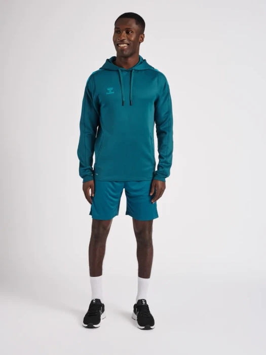 hummel Core XK Poly Sweat Hoodie blue coral (Herren)