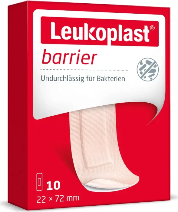 BSN medical Leukoplast barrier Strips, 2.2 x 7.2cm, 10 Stück