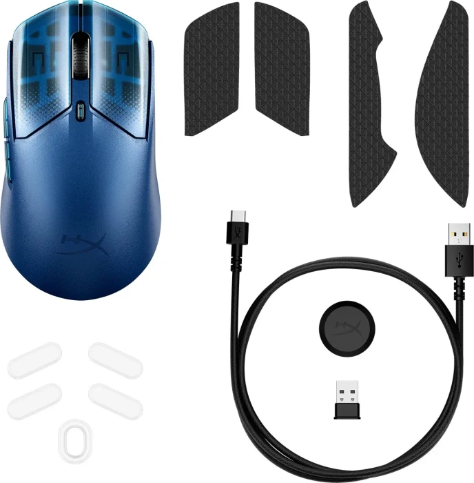 HP HyperX Pulsefire Haste 2 S Wireless blau, USB/Bluetooth