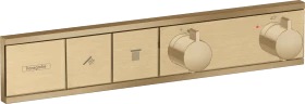 Hansgrohe RainSelect Thermostat Unterputz für 2 Verbraucher brushed bronze