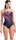 Arena Jellyfish Swim Pro Back Badeanzug black/multi/bright coral (Damen) (011684-758)