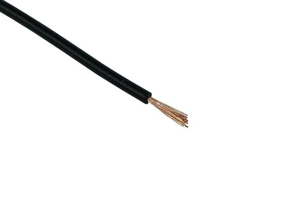 Aquatuning Kupferlitze isoliert 1x 0.14mm², 10m, schwarz
