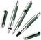Pelikan Pura P40 waldgrün/silber, rechte Hand, mittel, Geschenkbox Vorschaubild