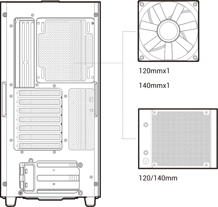 DeepCool CK500, weiß, Glasfenster