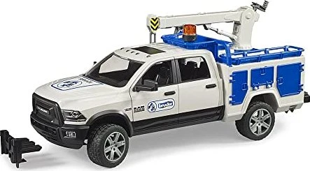 Bruder Profi-Serie RAM 2500 Service Truck mit Kran und Rundumleuchte