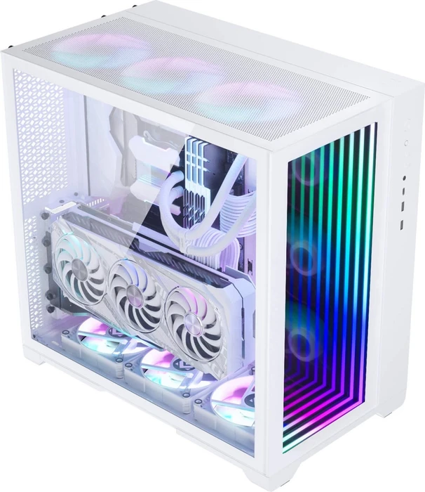 MetallicGear / MagniumGear Neo Qube 2 IM Infinity Mirror, weiß, Glasfenster