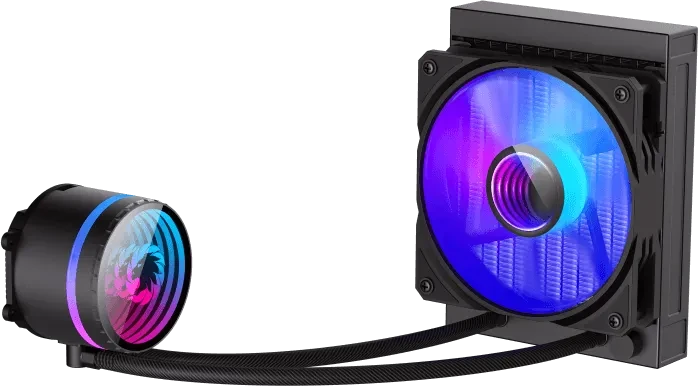 GameMax IceBurg 120mm BK, schwarz