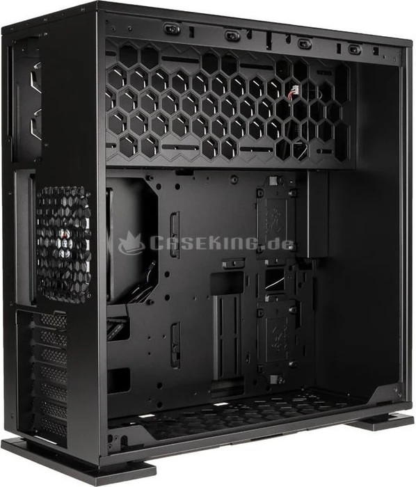In Win 303C, schwarz, Glasfenster