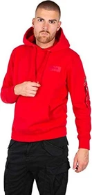 Alpha Industries Back Print Hoodie speed red (Herren)