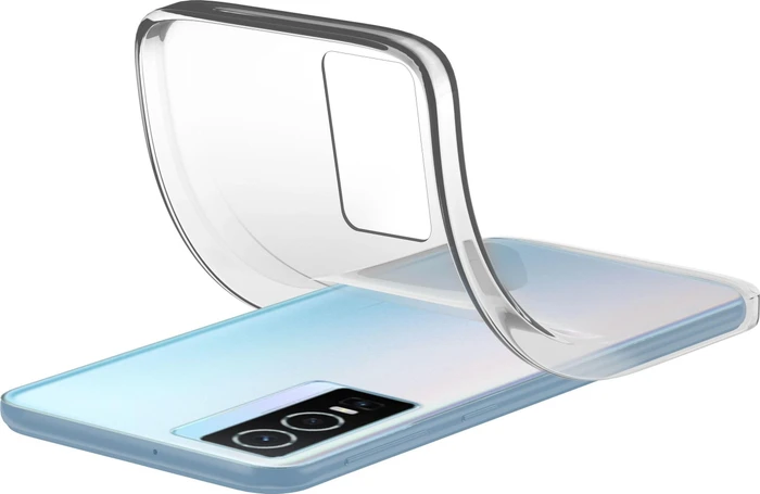 Cellularline Soft Cover für Vivo Y76 5G transparent