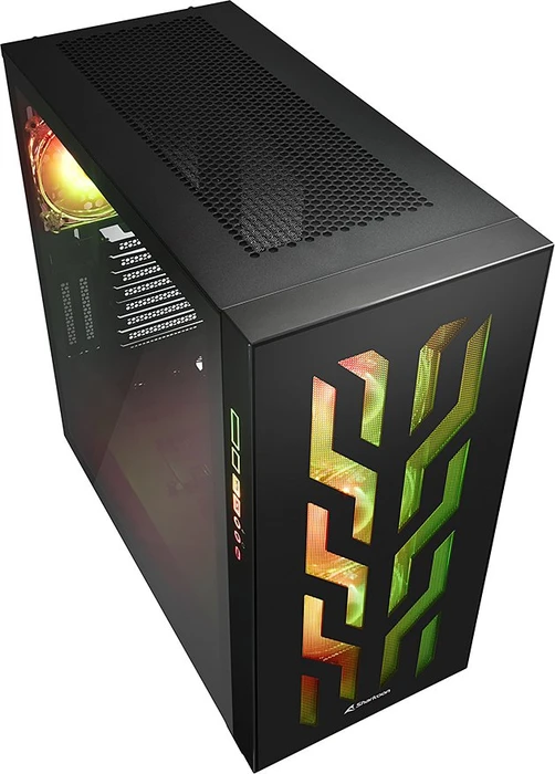 Sharkoon Elite Shark CA300T, schwarz, Glasfenster