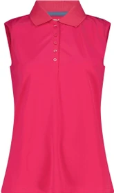 CMP Ärmelloses Poloshirt ärmellos magenta (Damen)
